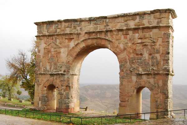 Ancient Roman Triumphal Arch of Medinaceli Spain